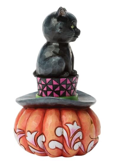 Jim Shore Black Cat on Top Hat