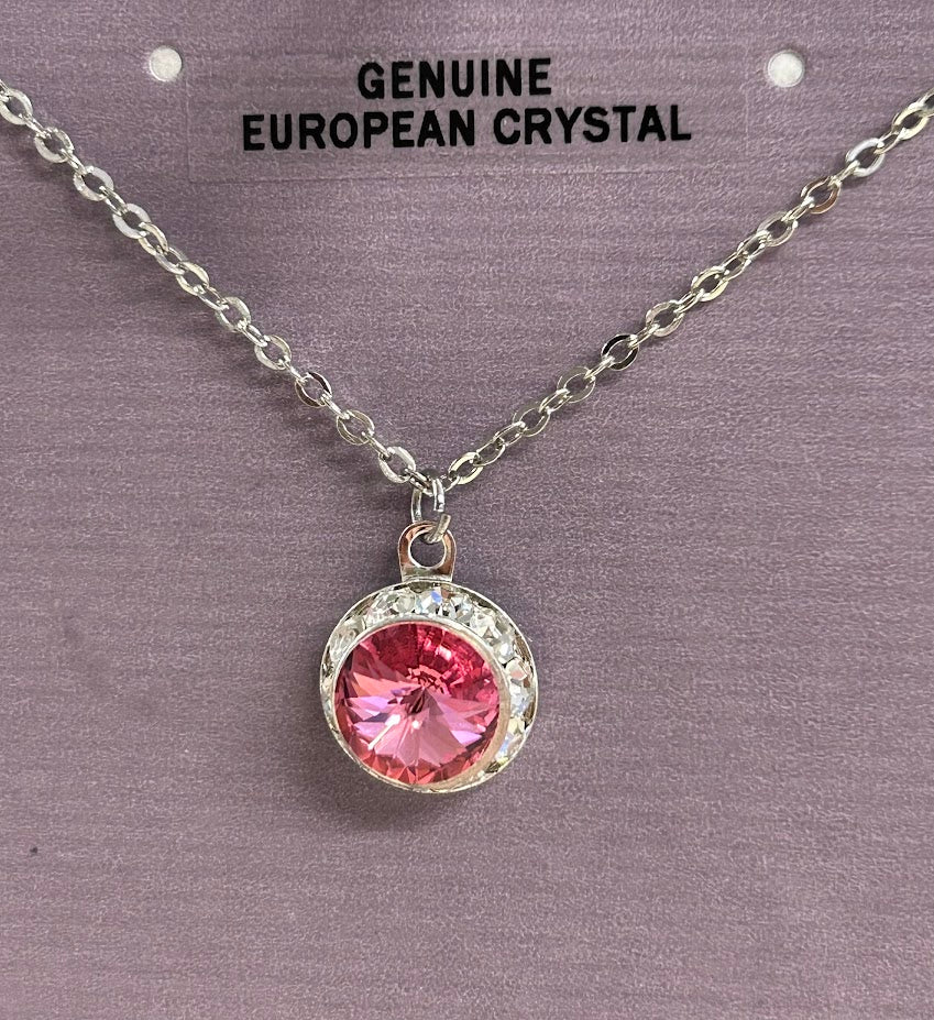 october birthstone necklace
