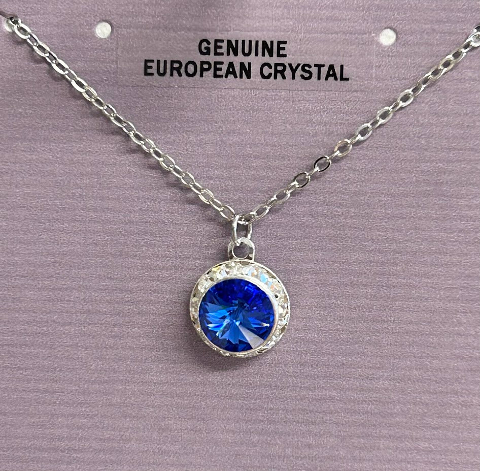 september birthstone necklace