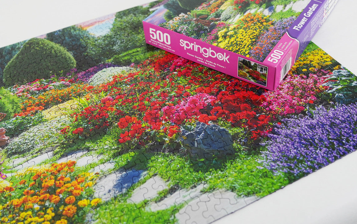 Flower Garden 500 Piece Puzzle