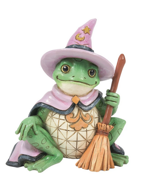 Frog Witch figurine front