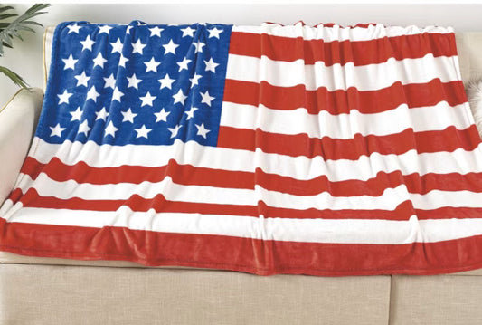 USA flag blanket