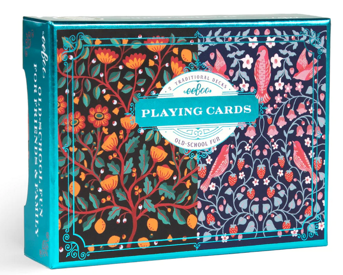 Birds & Flowers Playing Cards