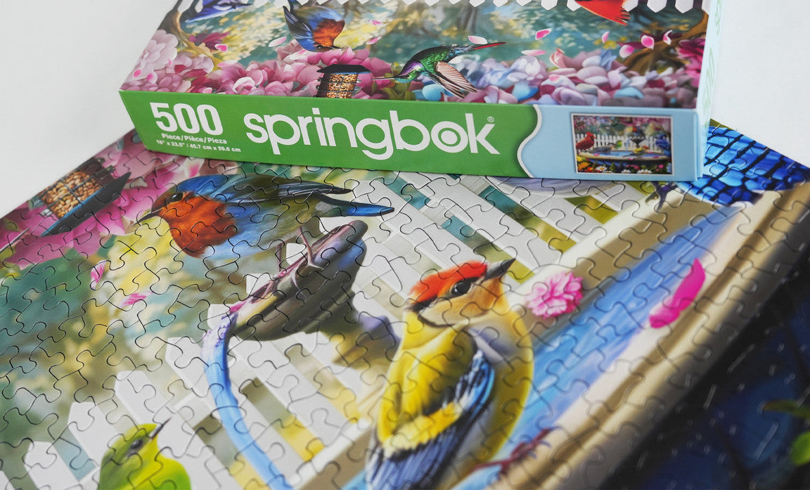 Birds of spring box and puzzle
