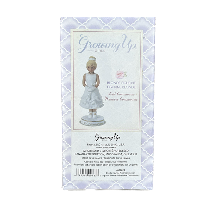 Growing up Girl Blonde 1st Communion