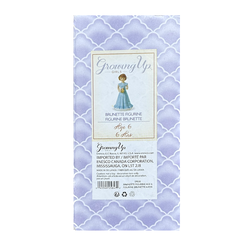 Growing up Girl Brunette Age 06