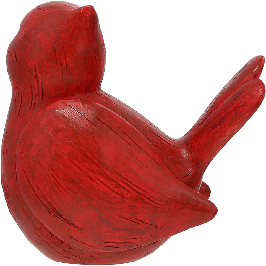 Cardinal Figurine back