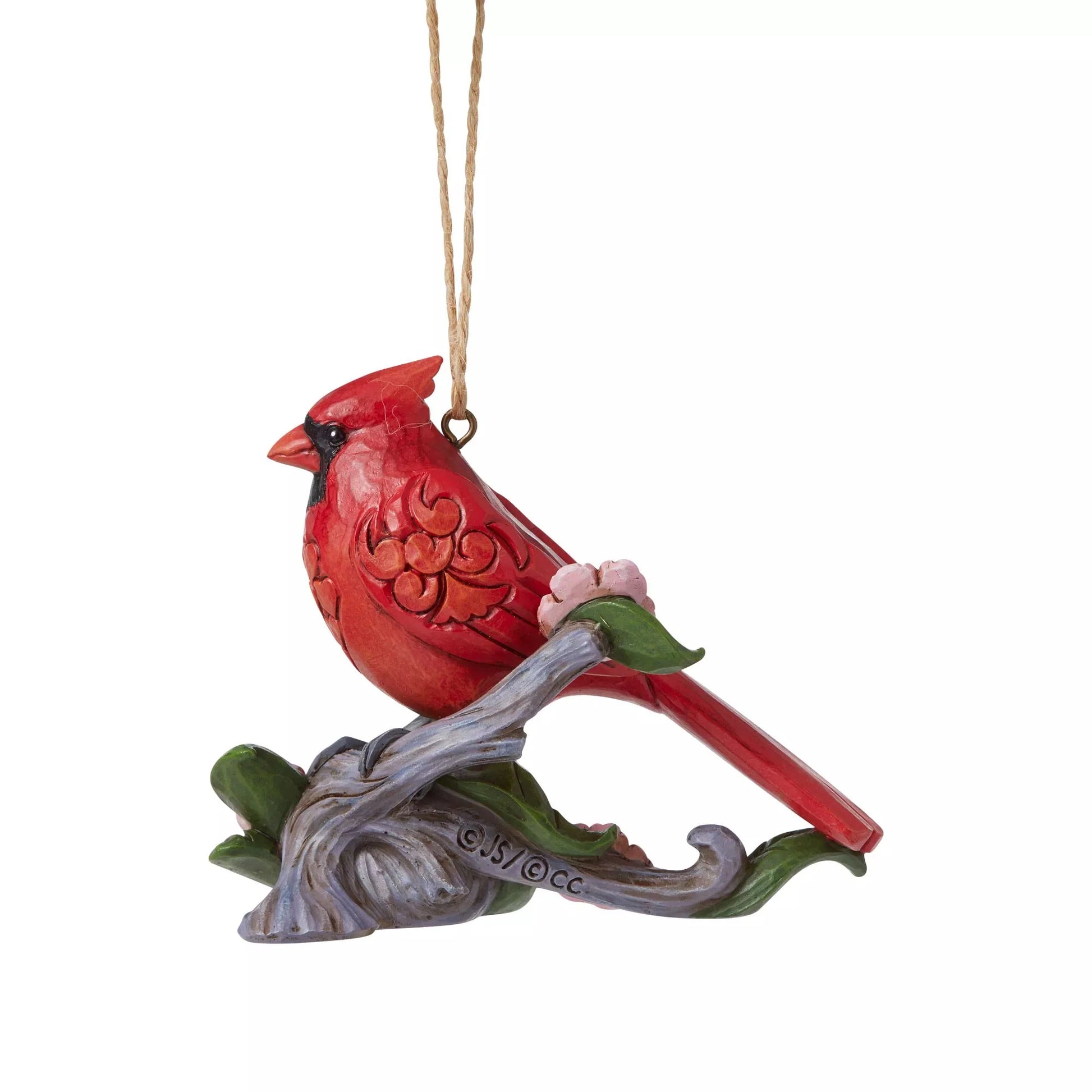 cardinal ornament side