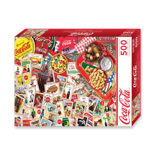 Coca cola popular collectible vintage puzzle