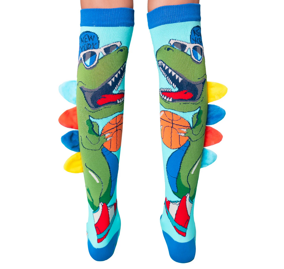 dinosaur socks back