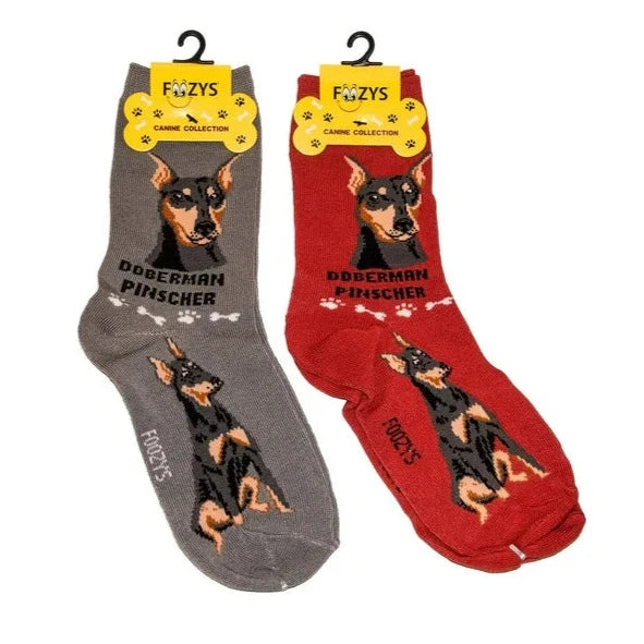 Doberman Pinscher Socks