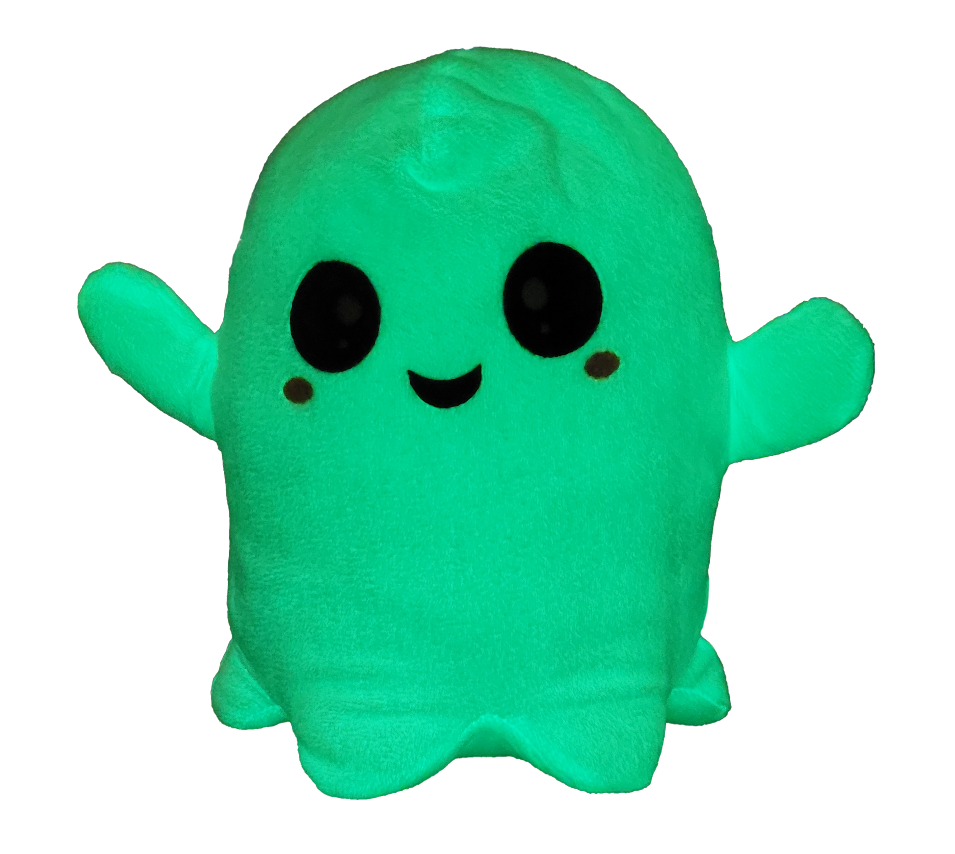 glow in the dark plush front