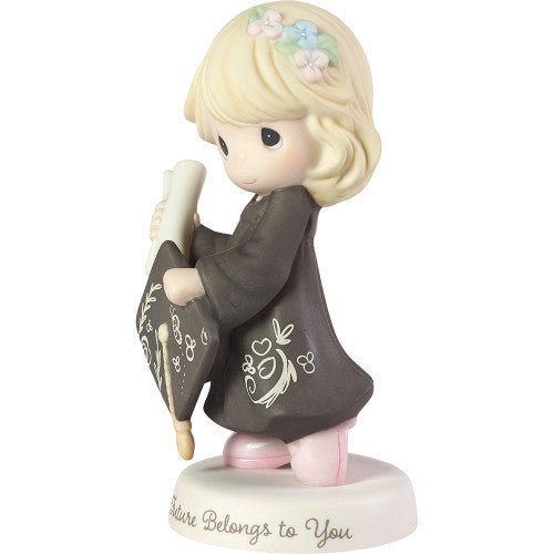 girl graduate figurine side