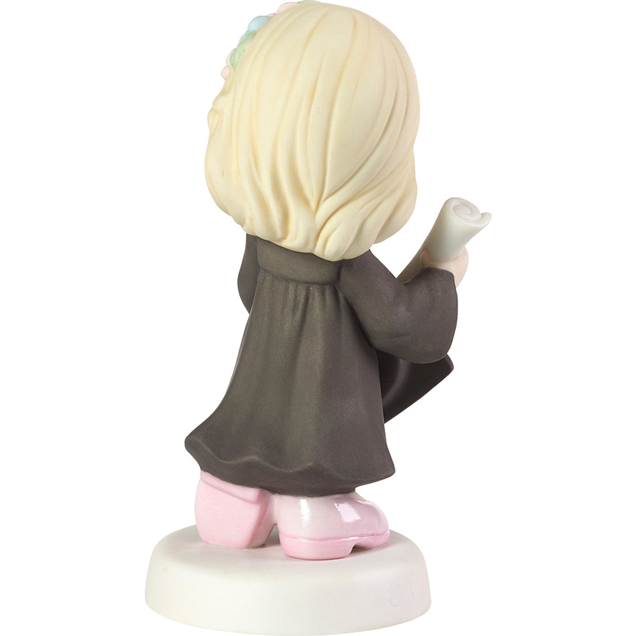 girl graduate figurine back