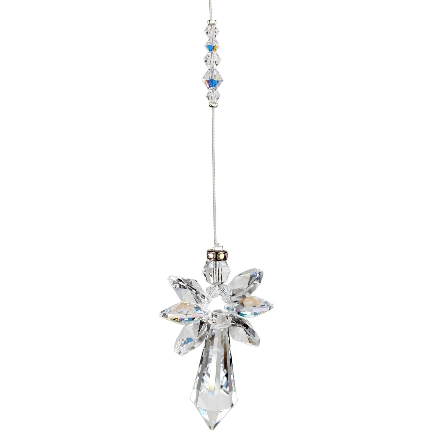 Guardian angel suncatcher with chain