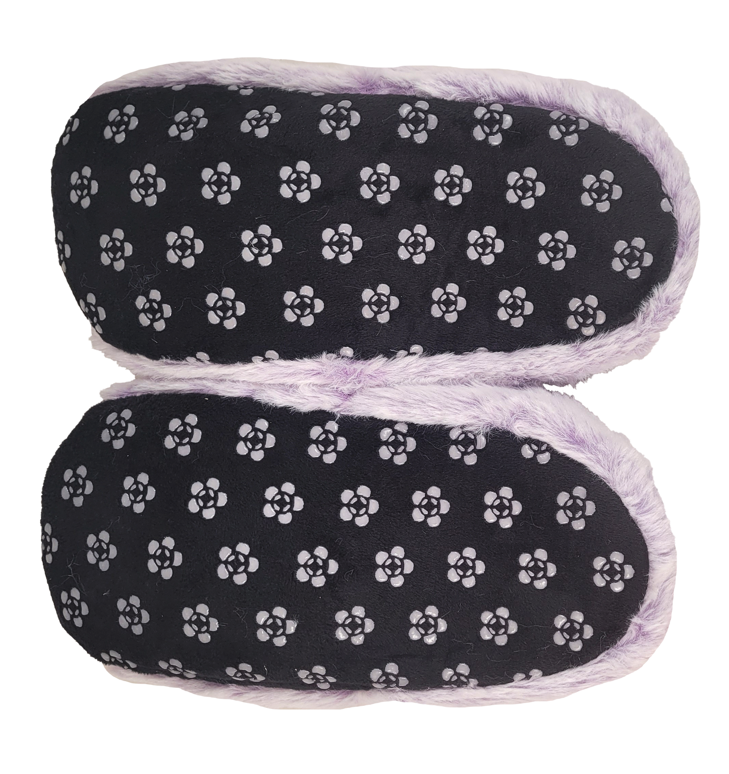 bottom of lavender slippers
