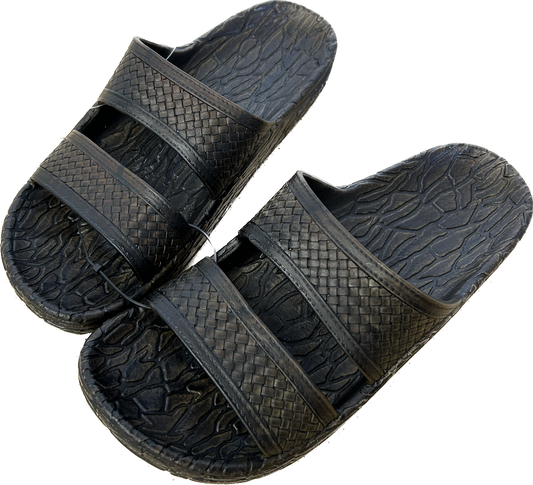 dark brown sandals