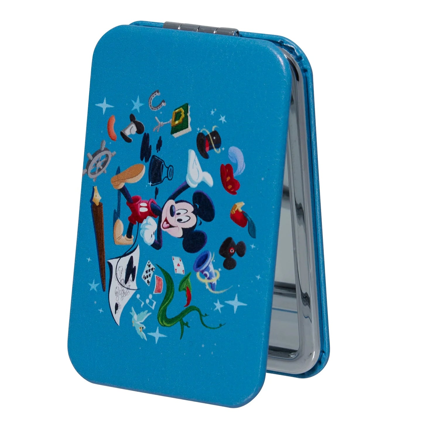mickey compact mirror open