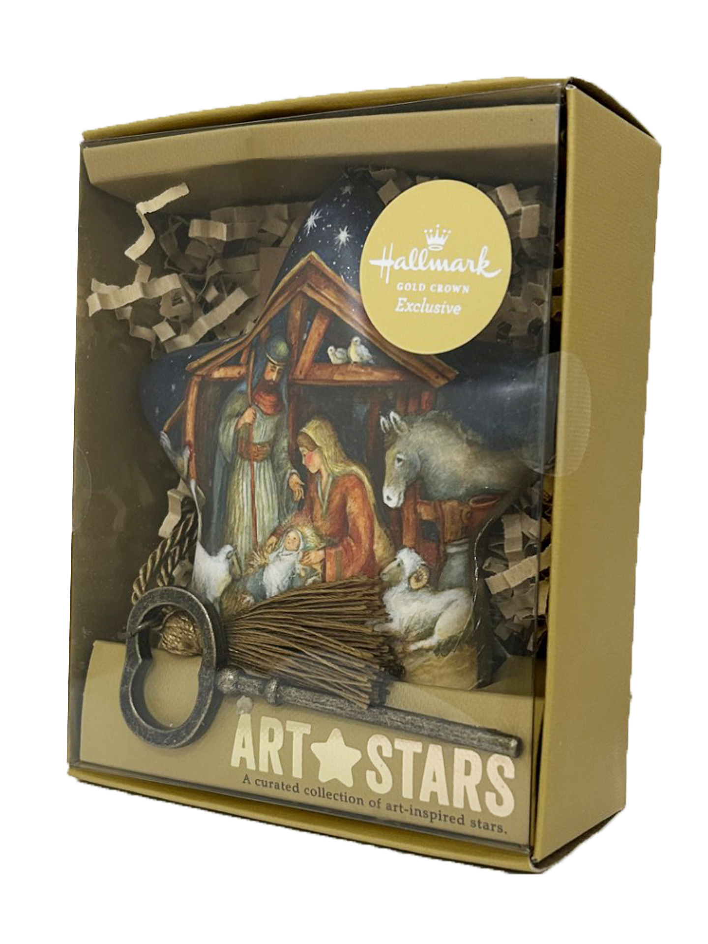 nativity art star 3/4 view