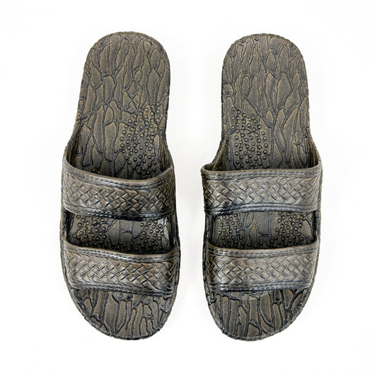 Pali Hawaiian Two Strap Brown Sandals