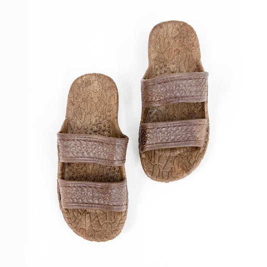 Pali Hawaiian Two Strap Tan Kid's Sandals
