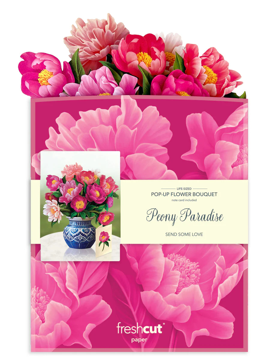 Pop-up flowers in envelope