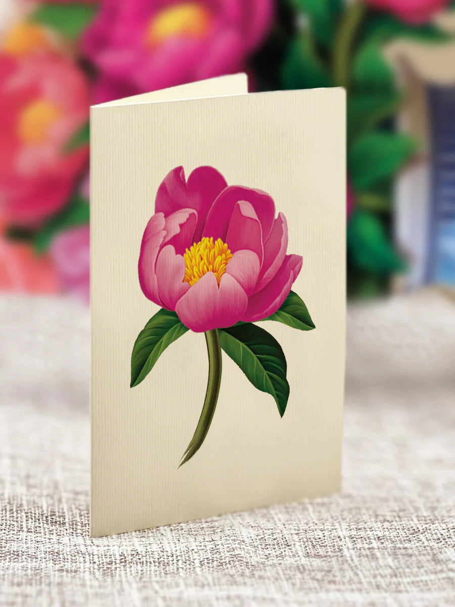 Peony Paradise Pop-Up Bouquet Card