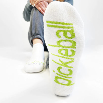 person wearing pickleball socks