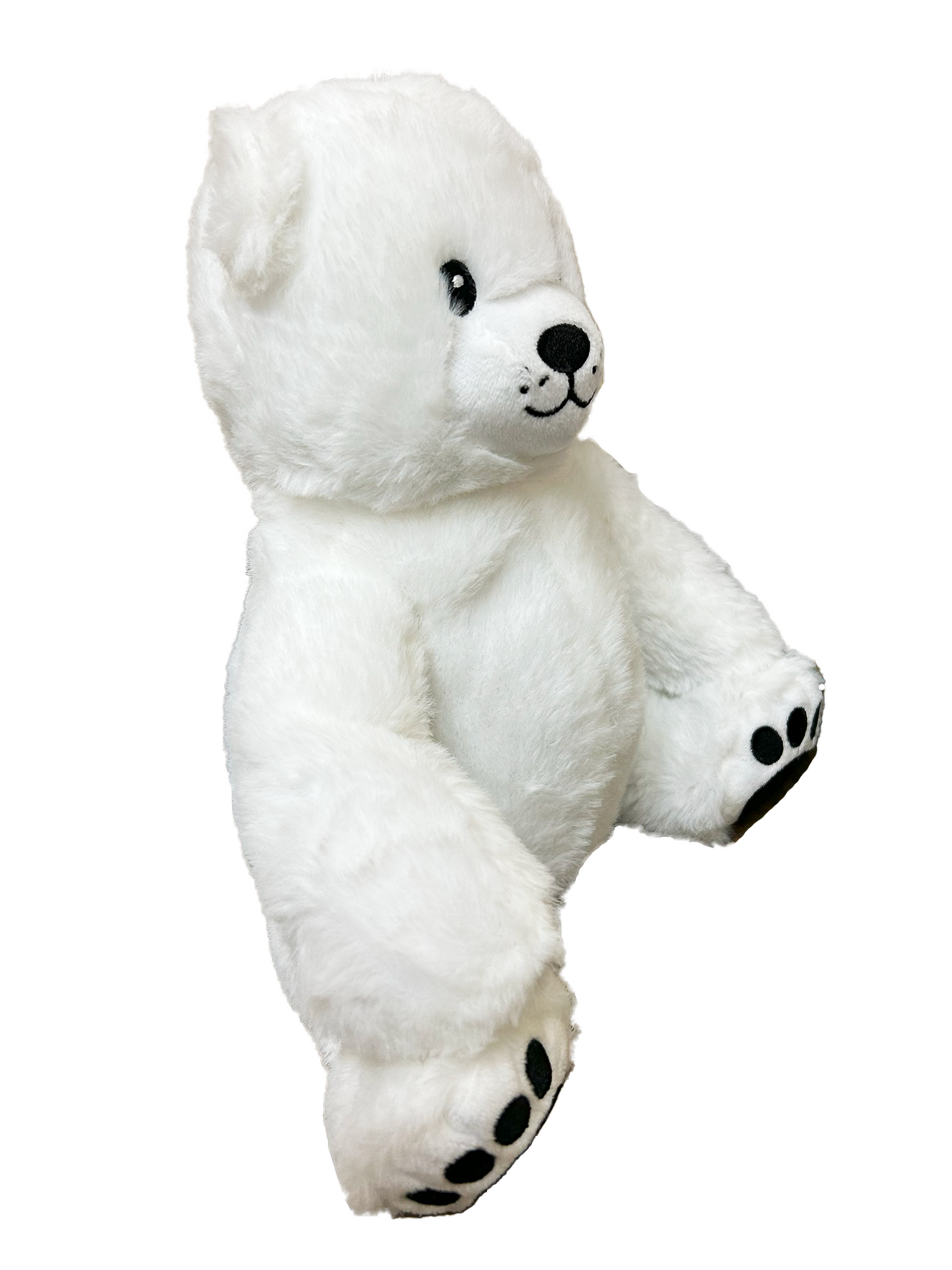 polar bear plush 3/4 view