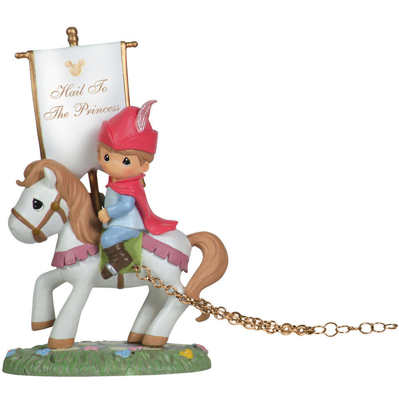 Precious Moments Disney Princess Birthday Train Prince Phillip - "Hail to the Princess"