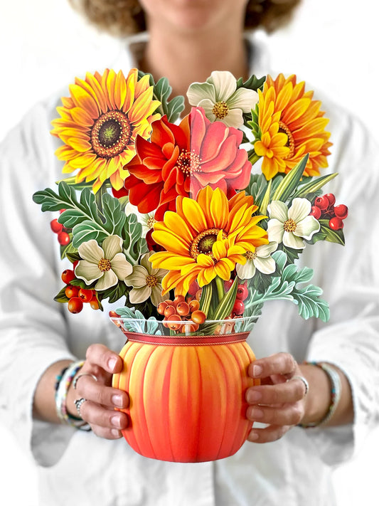 pumpkin pop up bouquet