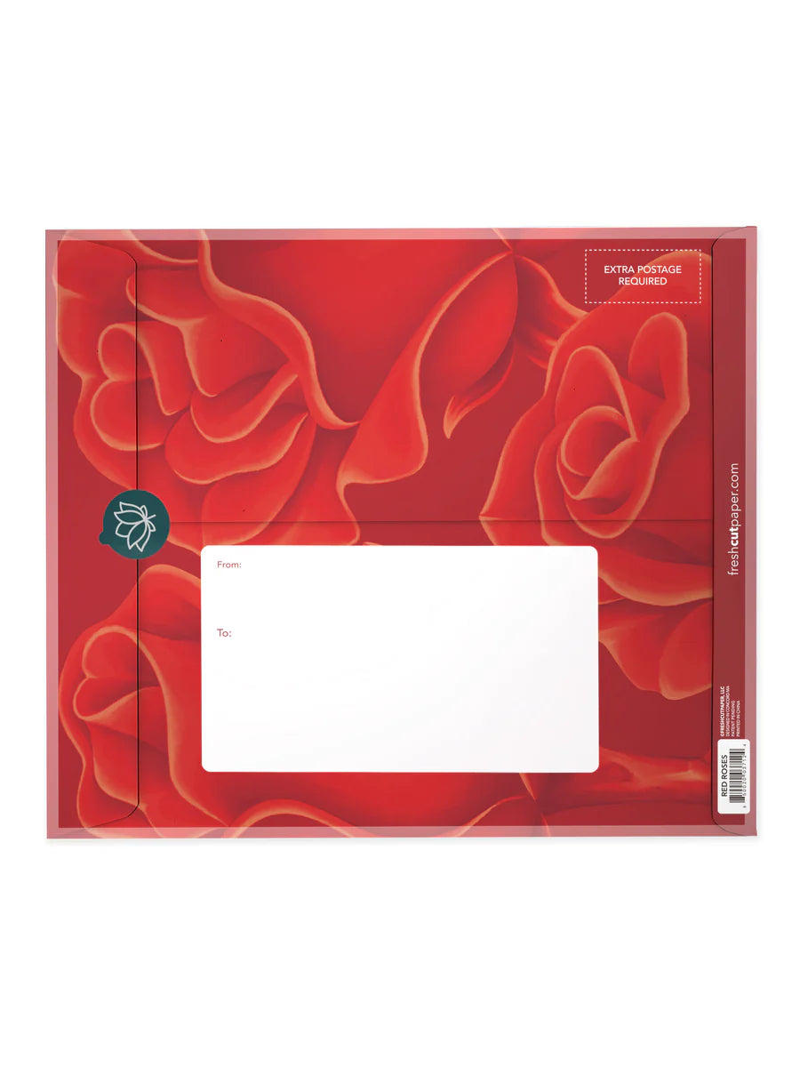 Red Roses Pop-up Bouquet Card