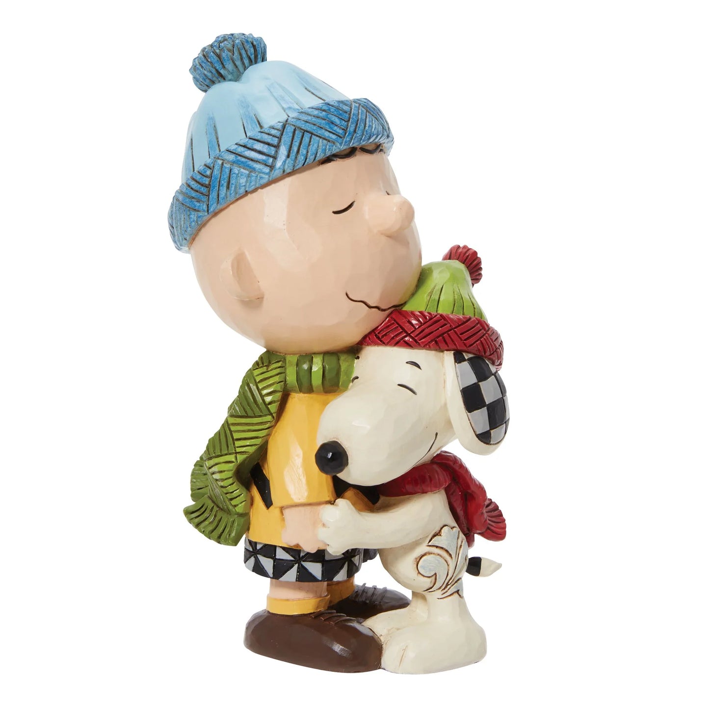 snoopy and charlie figurine side