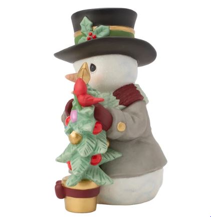 Even The Smallest Tree Can Shine The Brightest With Love Annual Snowman Figurine