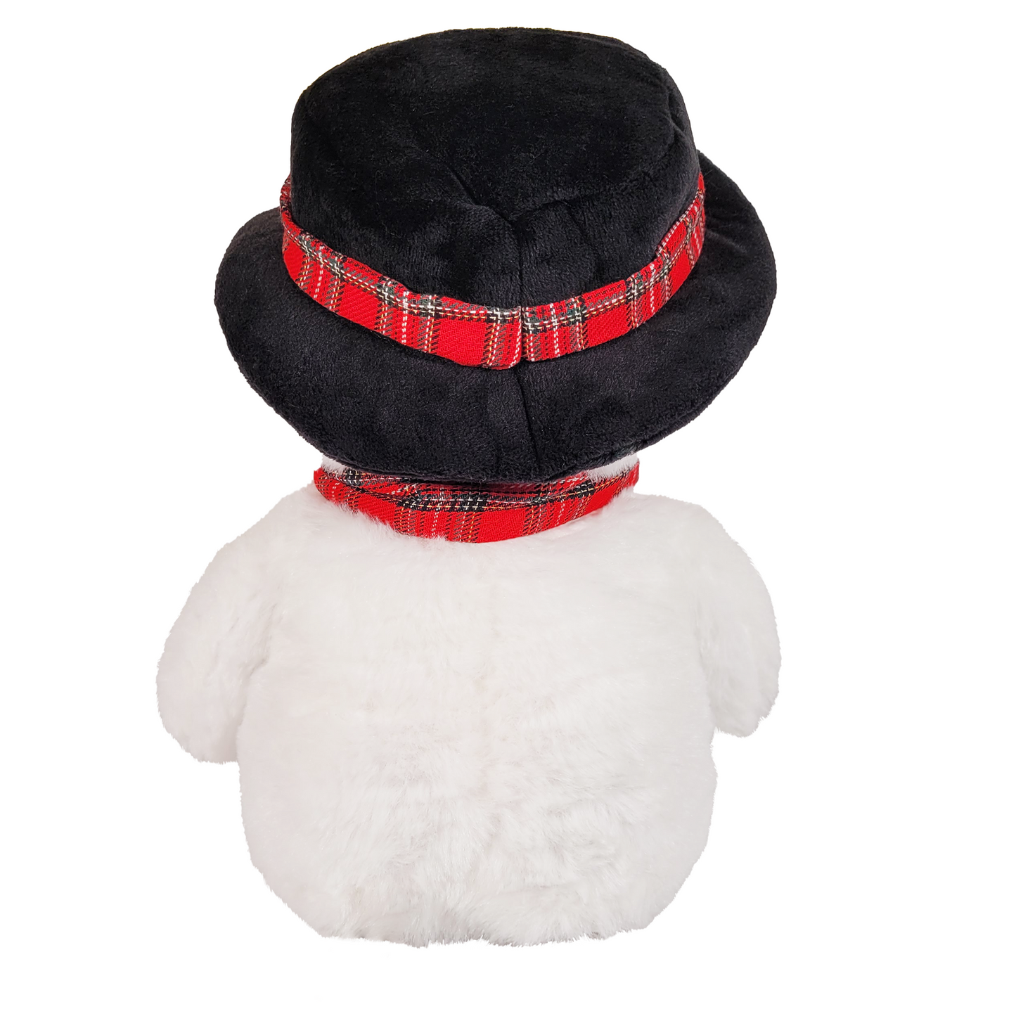 snowman plush back