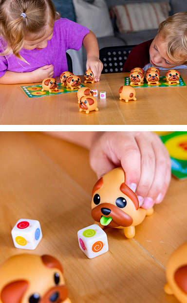kids playing with game