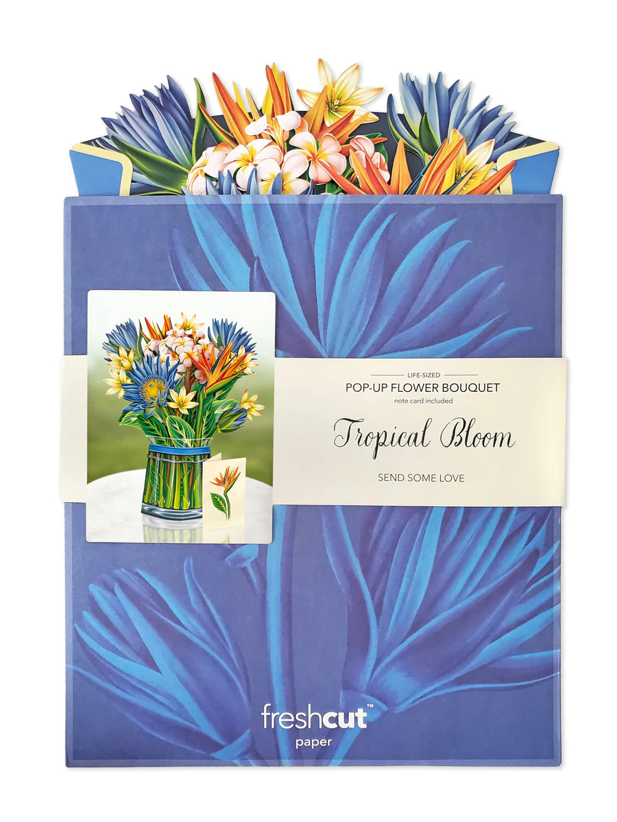 pop-up flowers in envelope