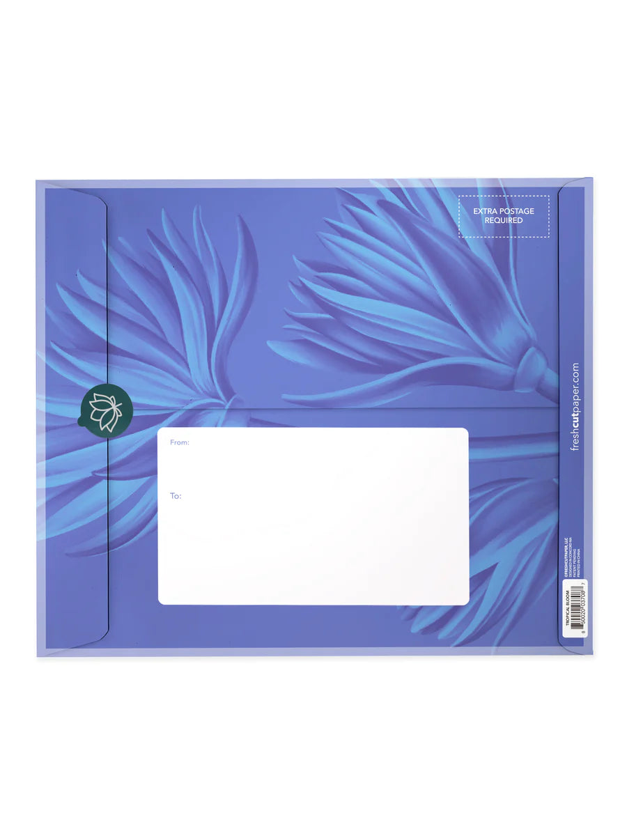 blue envelope