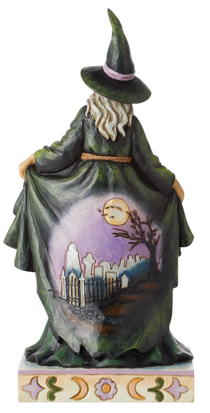 Witch figurine back