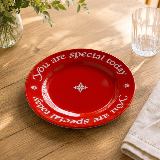 You Are Special Red Plate
