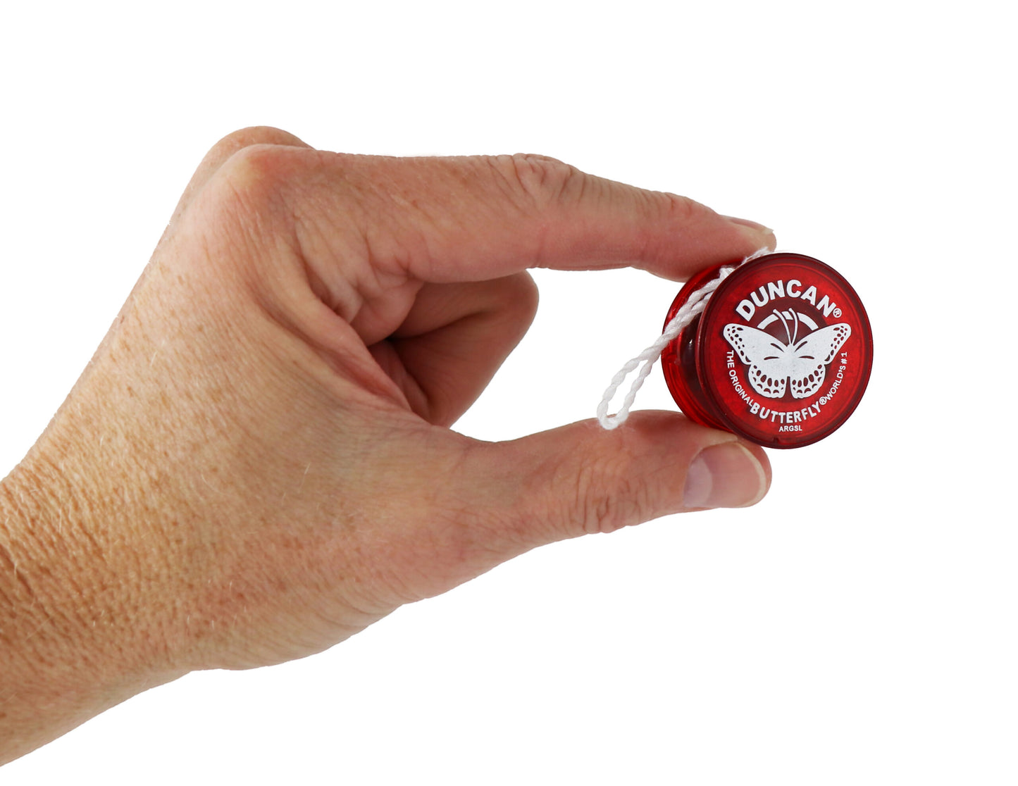 hand holding yoyo