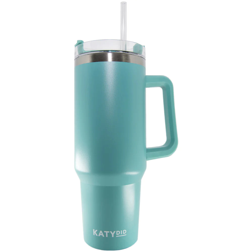blue tumbler