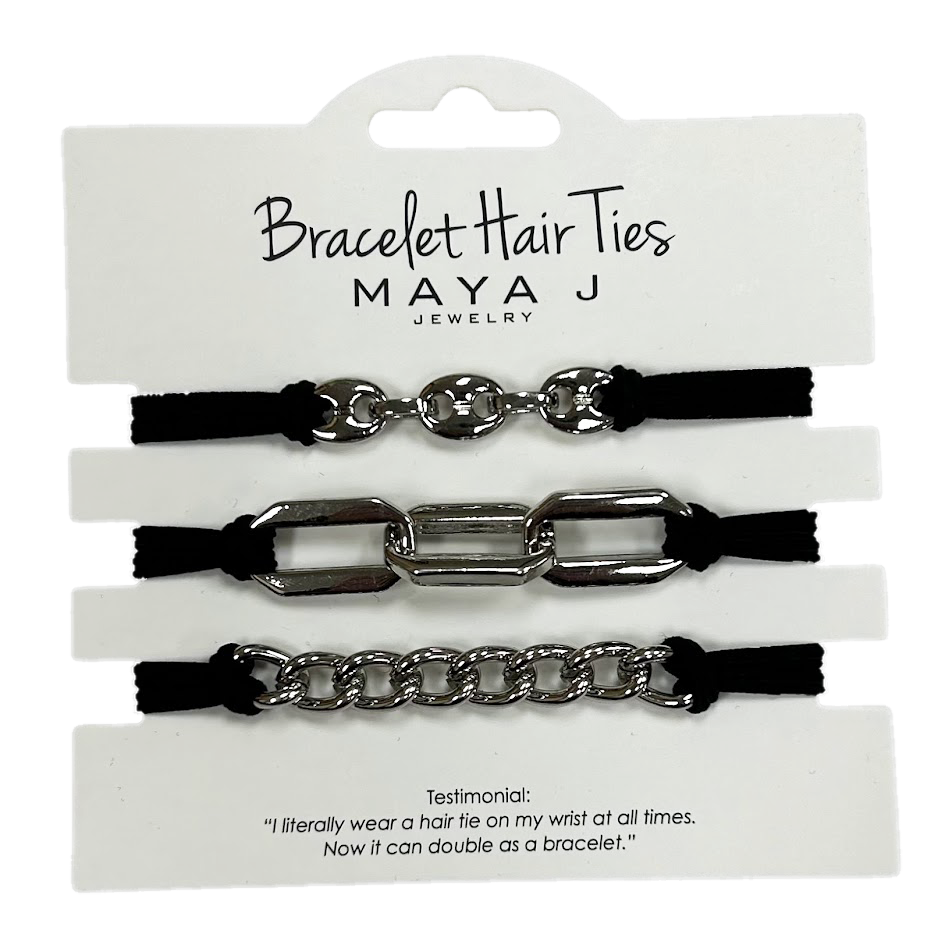 Bracelet Hair Ties- Style: Chain Link