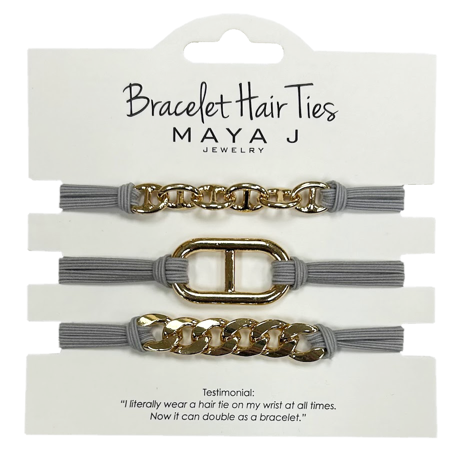 Bracelet Hair Ties- Style: Elastic