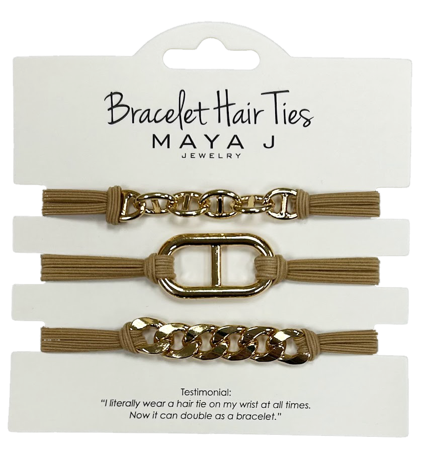 Bracelet Hair Ties- Style: Elastic