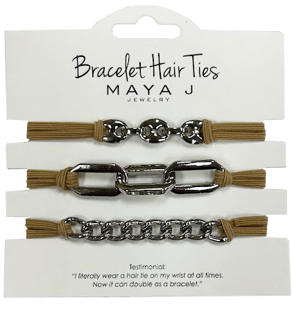 Bracelet Hair Ties- Style: Chain Link
