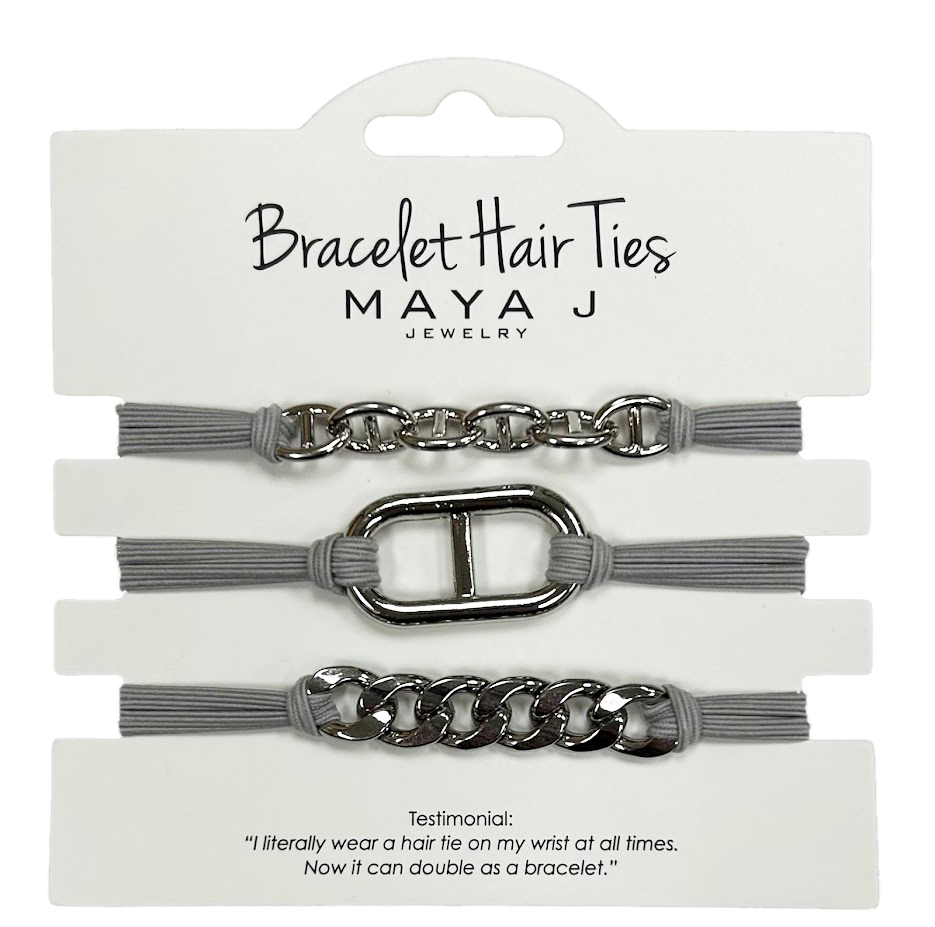 Bracelet Hair Ties- Style: Elastic