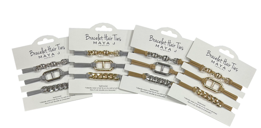 Bracelet Hair Ties- Style: Elastic