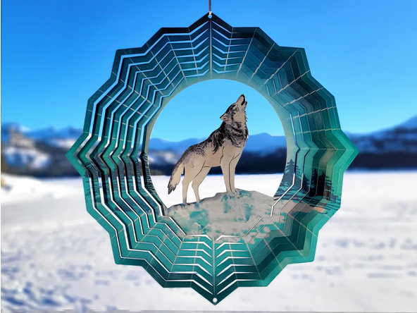 wind spinner outside