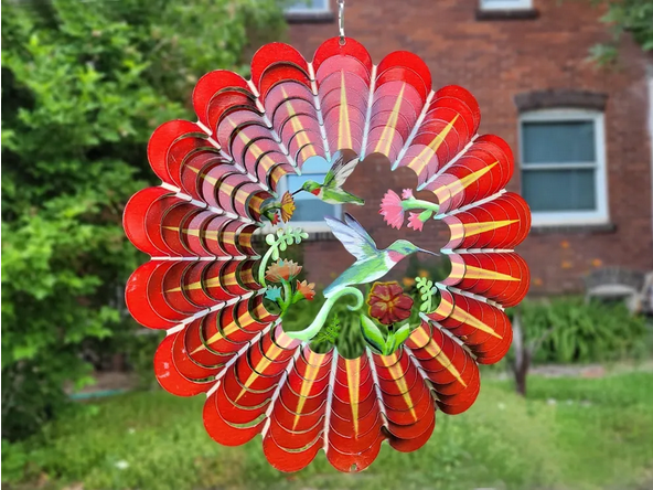 wind spinner outside